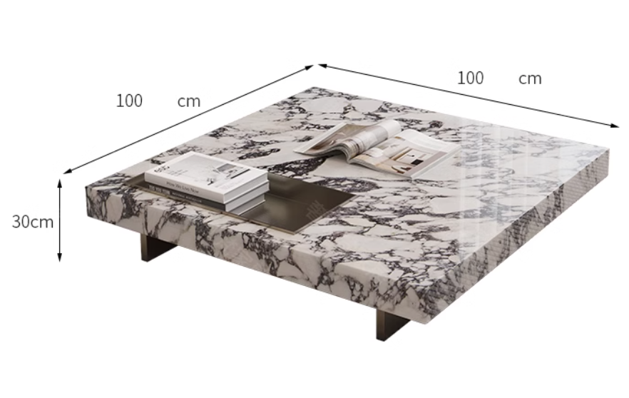  Marble coffee table 