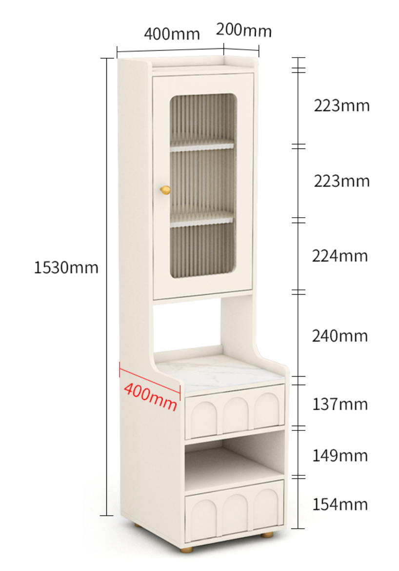  High bedside table 