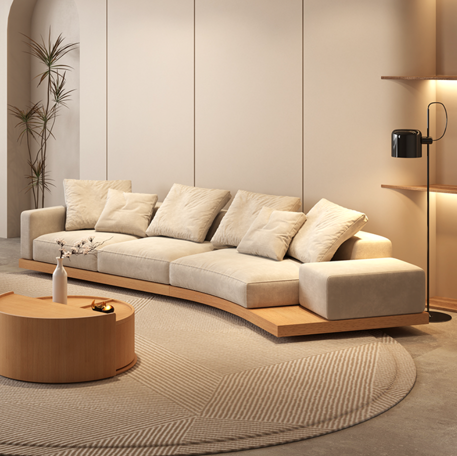  Wabi-sabi . Curved Sofa 