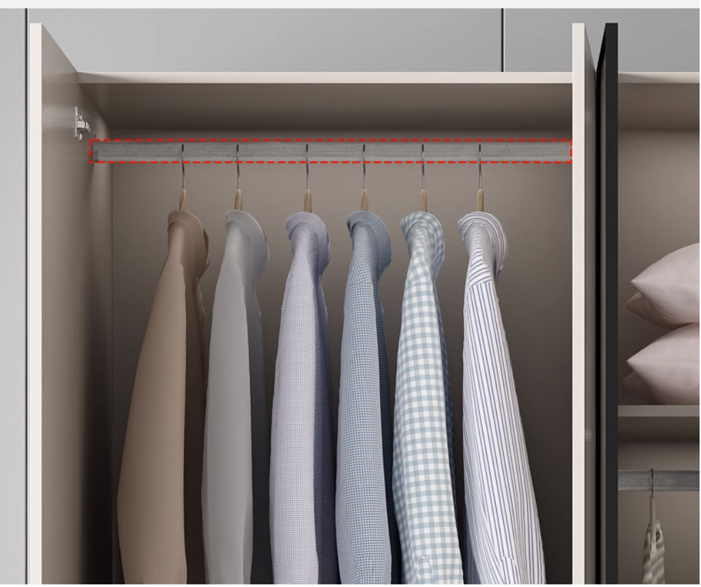  Glass door wardrobe 