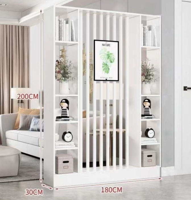  Partitioned cupboard with shelves 