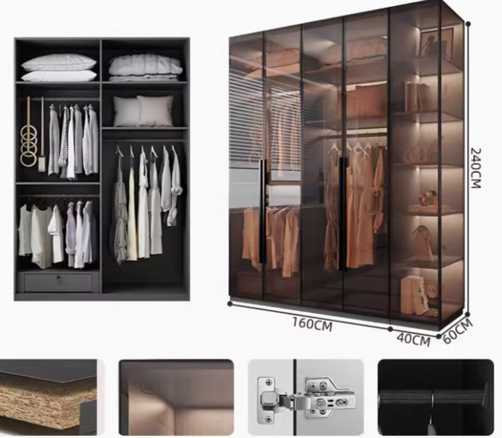  Glass wardrobe 