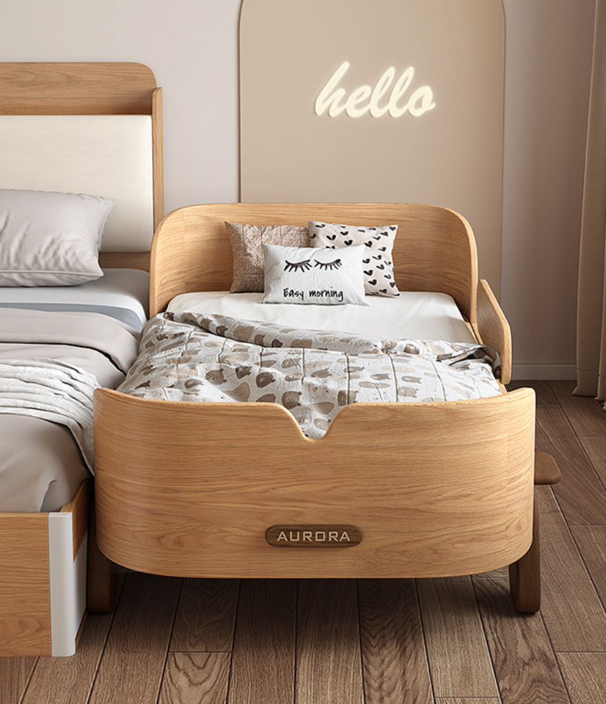  Bed with safety rail Guyi 
