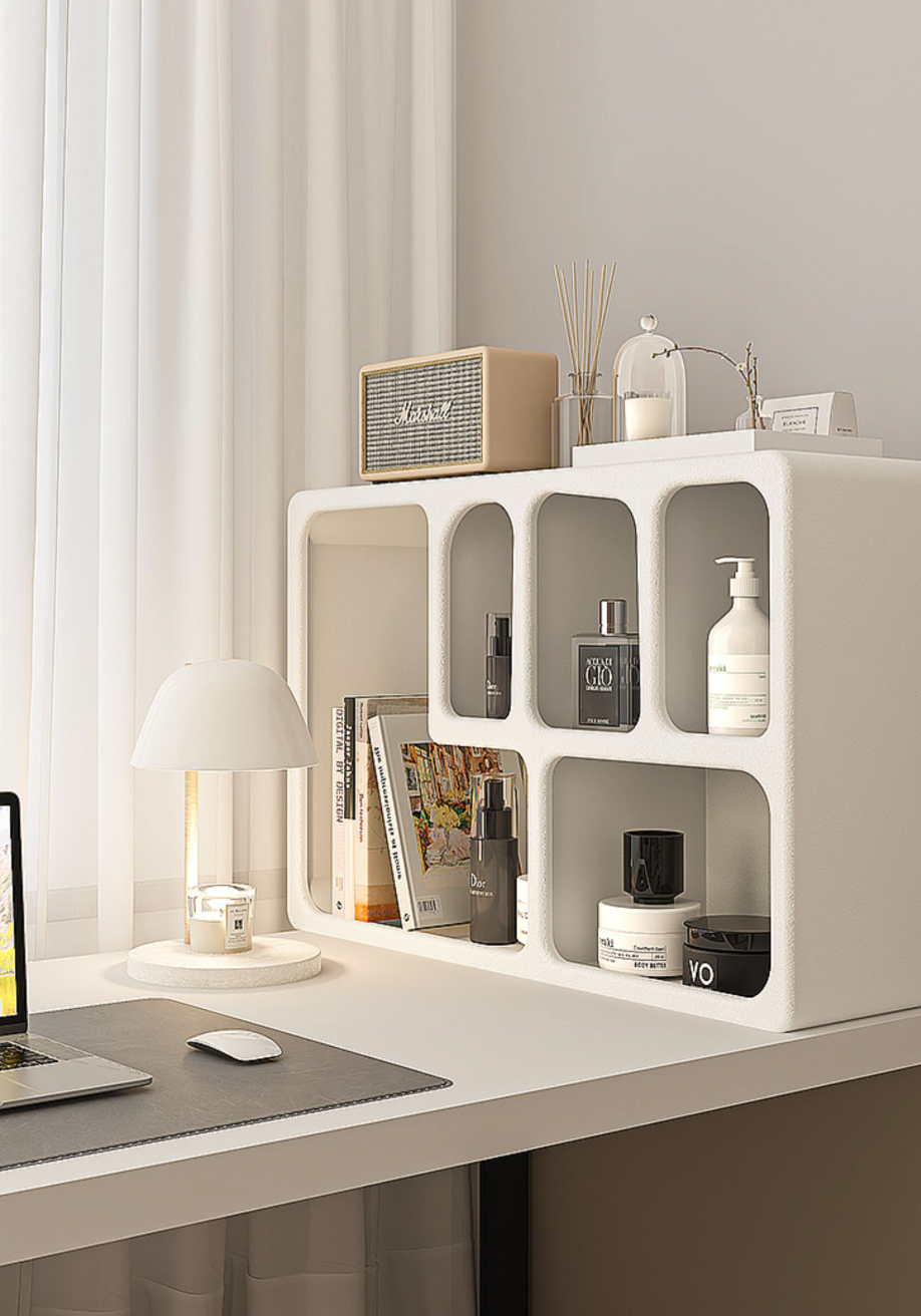  Curved storage shelf 