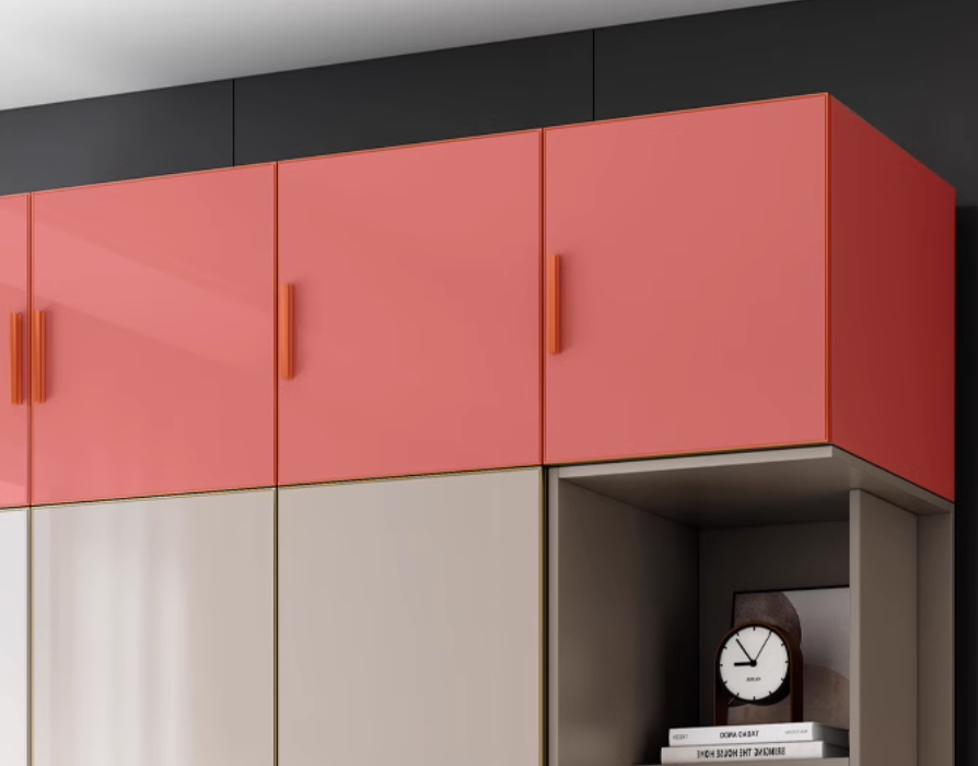  خزانة ملابس أورينتال خشب كبيرة مودرن بتفاصيل شرقية - دولاب ملابس فاخر من KS-Furniture 