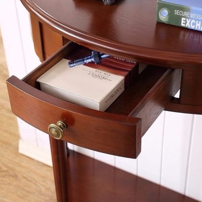 wooden side console    