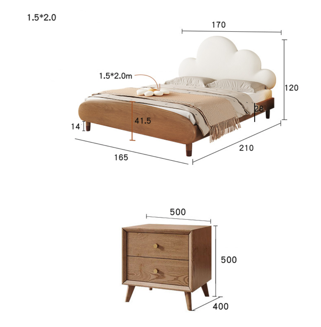  Cloud style bed 