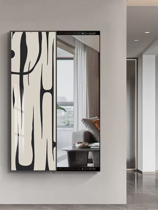  Panel with pull-out mirror 