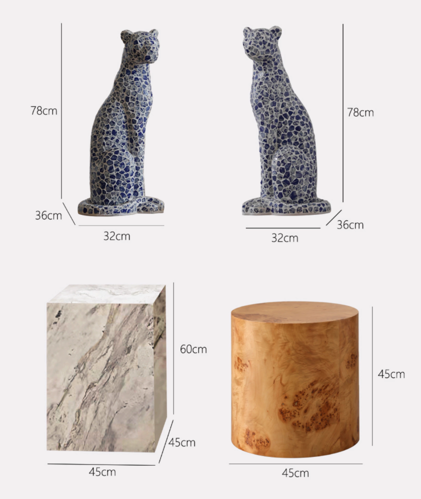  Leopard-shaped decor 