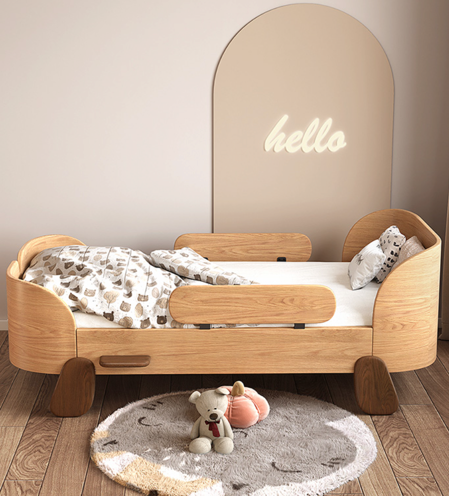  Bed with safety rail Guyi 