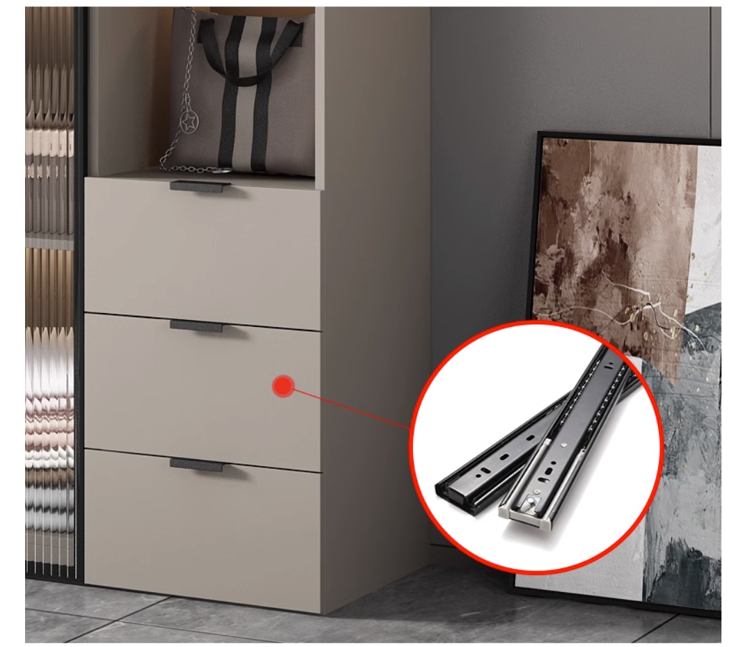  Glass door wardrobe 