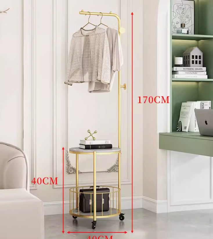  معلاق قائم على الأرض مع عجلات 
