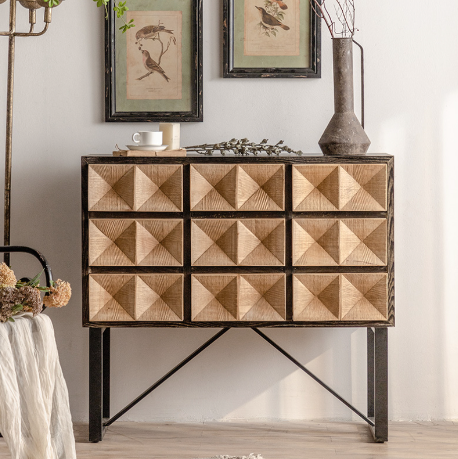  Vintage rustic bookcase 