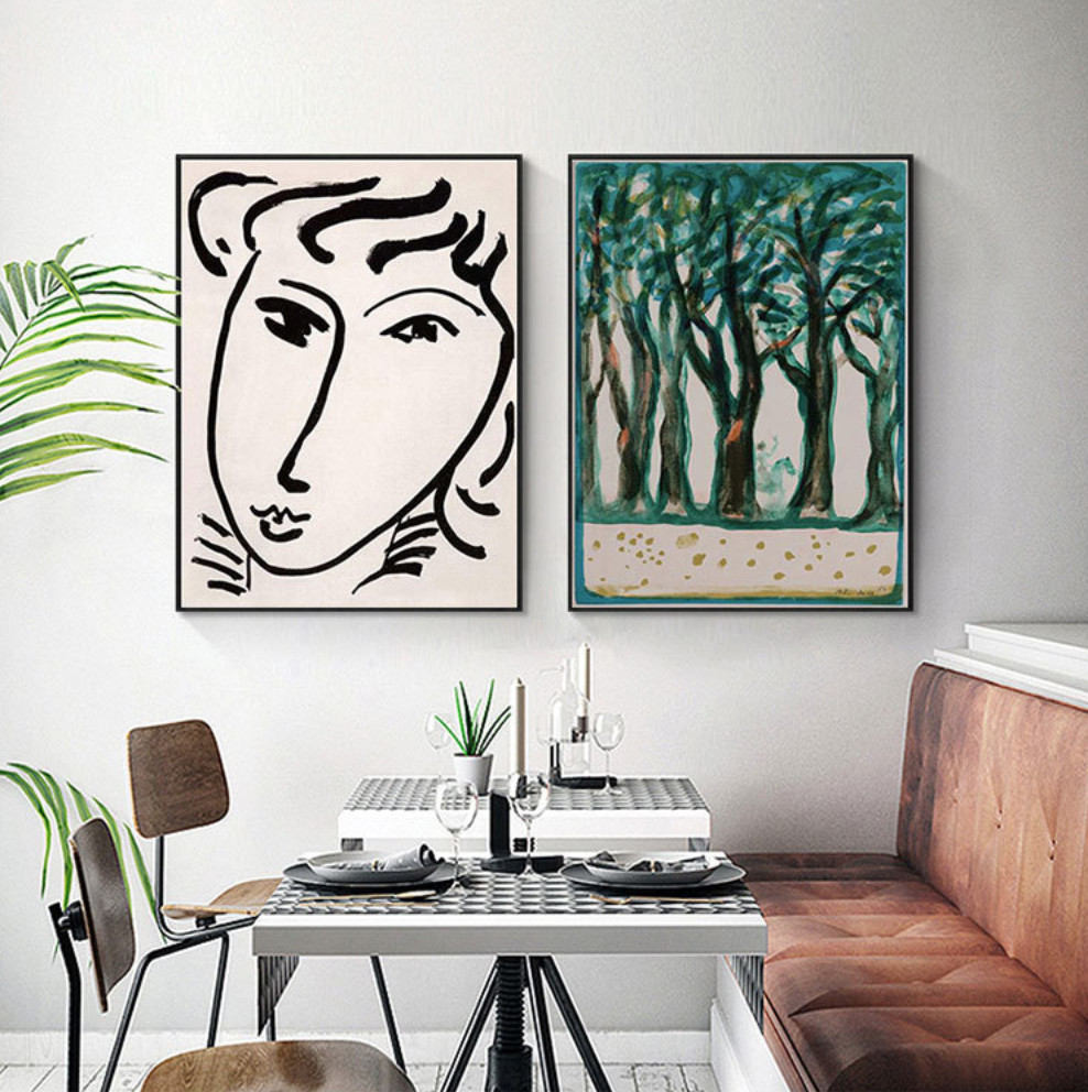  5 size paintings 