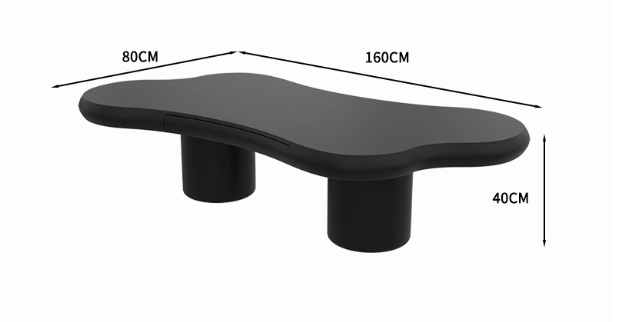  wavy pattern coffee table 