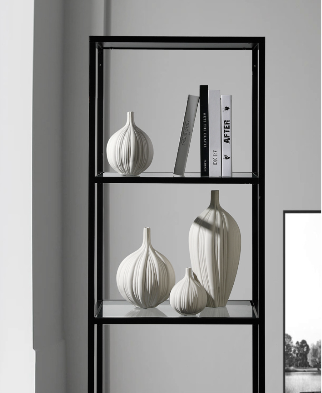  Ceramic vase set 