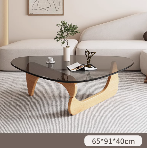  Modern table with glass top 
