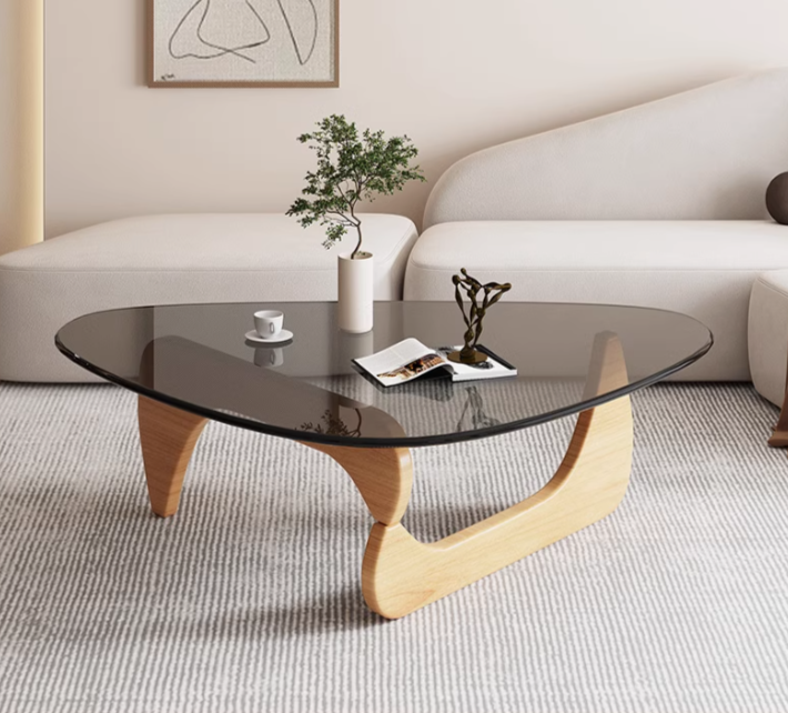  Modern table with glass top 