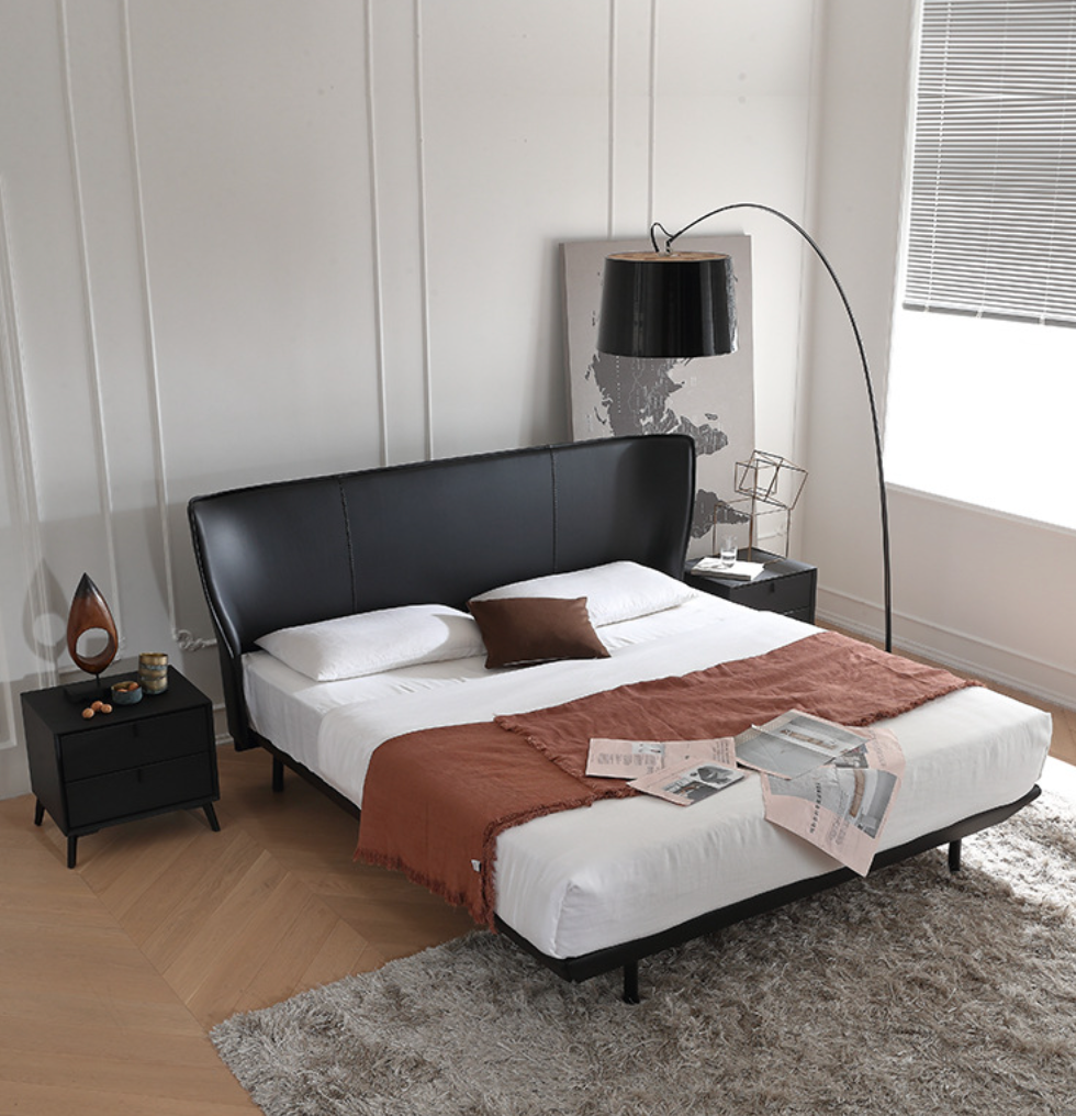  leather bed 