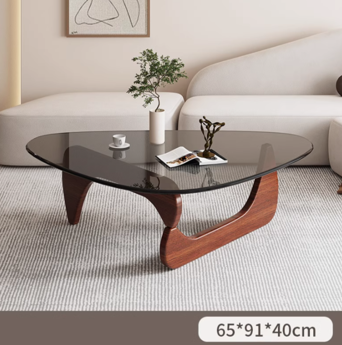  Modern table with glass top 