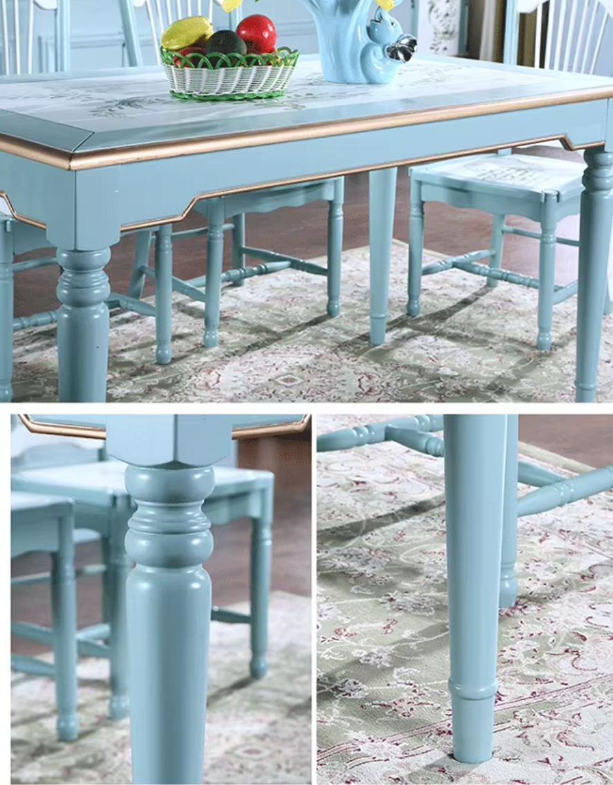  Georgian rustic style dining room furniture 