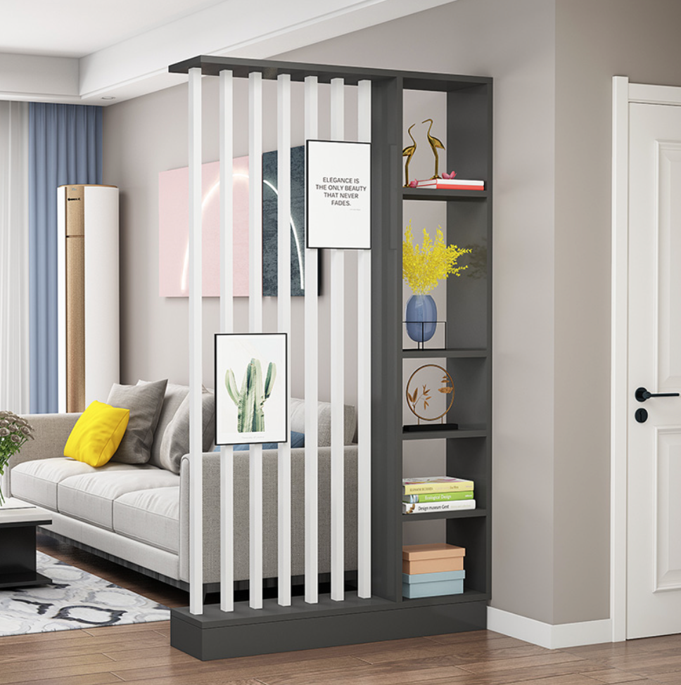  Partitioned cupboard with shelves 