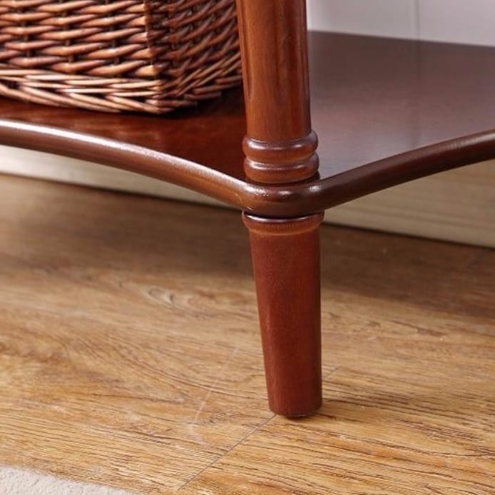  wooden side console    