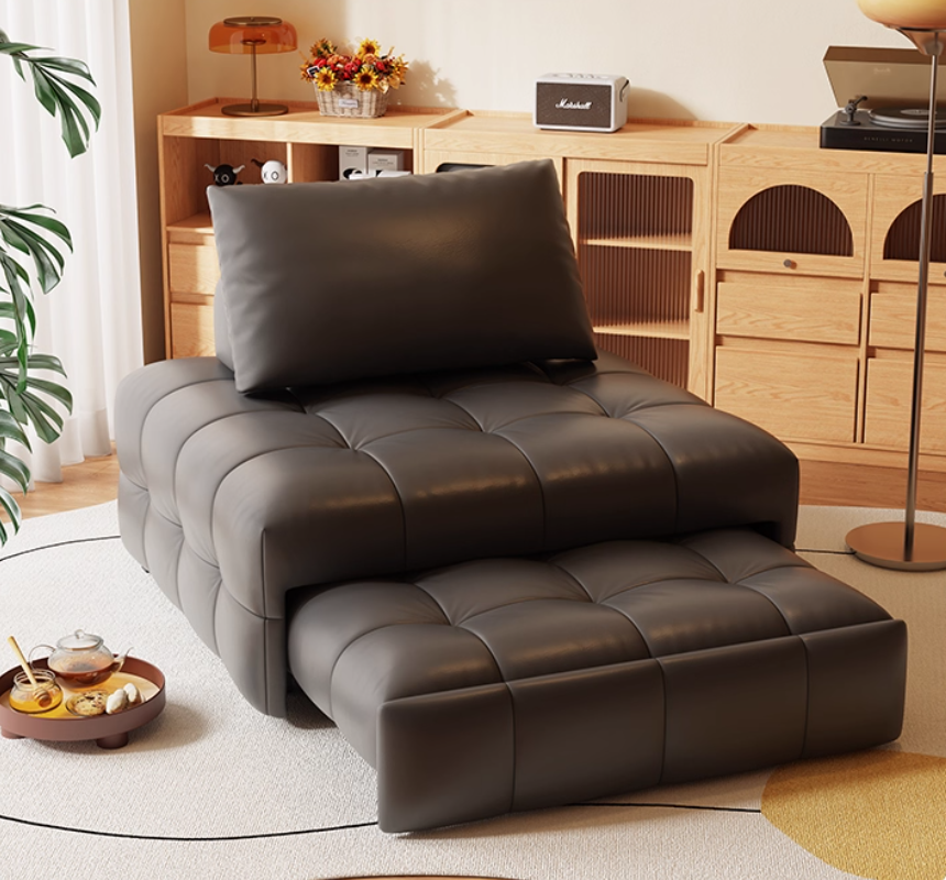  Single sofa bed with a folding design 