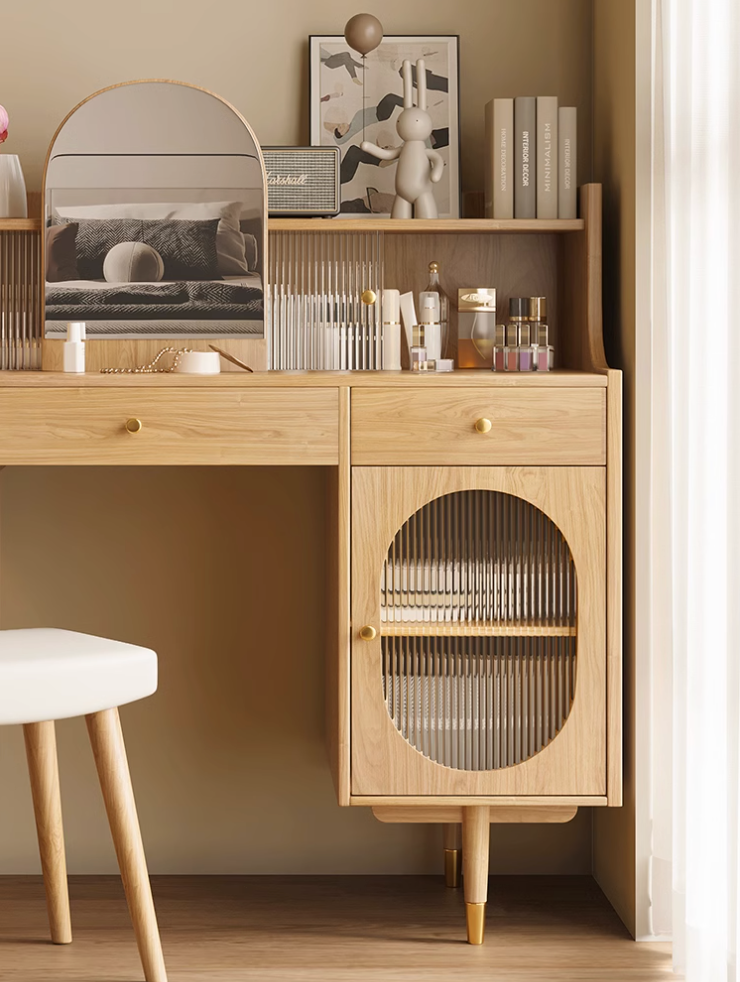  طاولة تزيين مع كرسي ومراية Pearl 