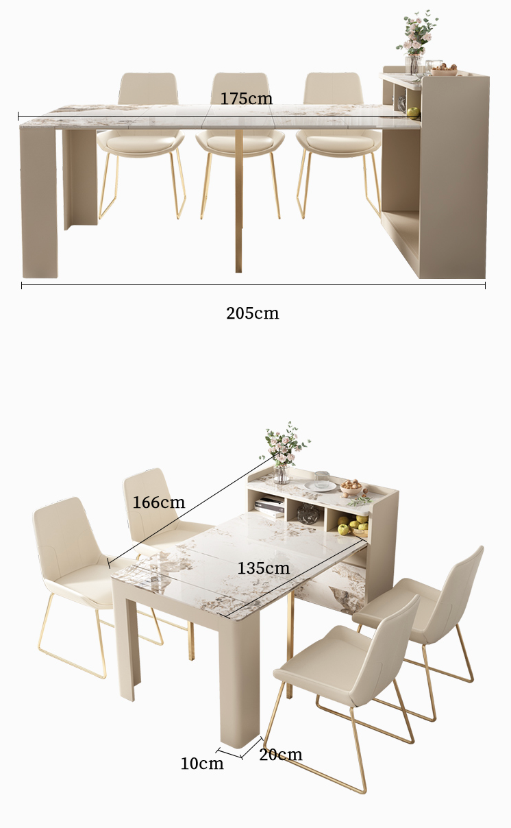  Table with island and chairs ignou 