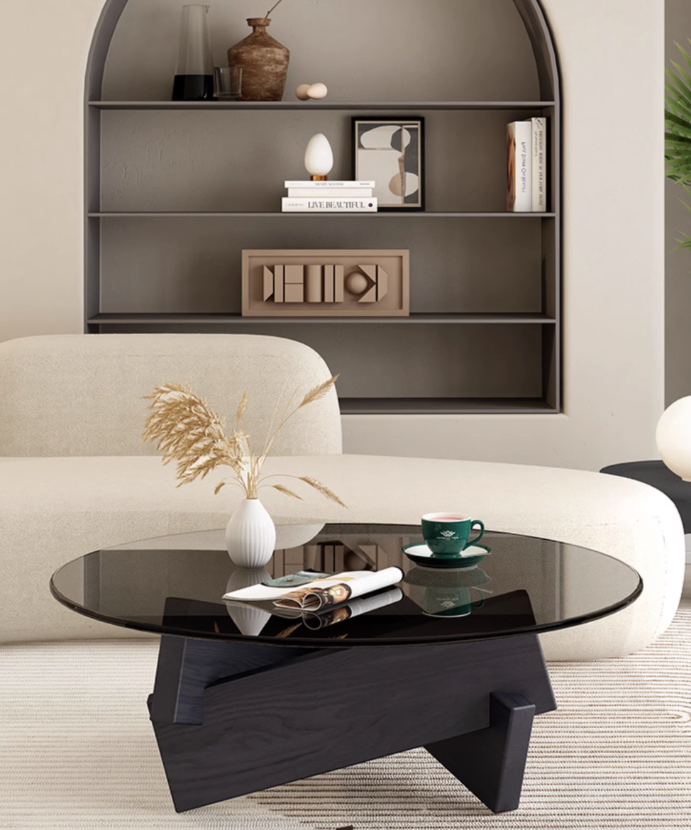  Wooden base coffee table 