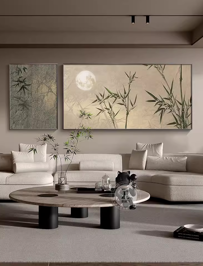  Set of two bidichu paintings 