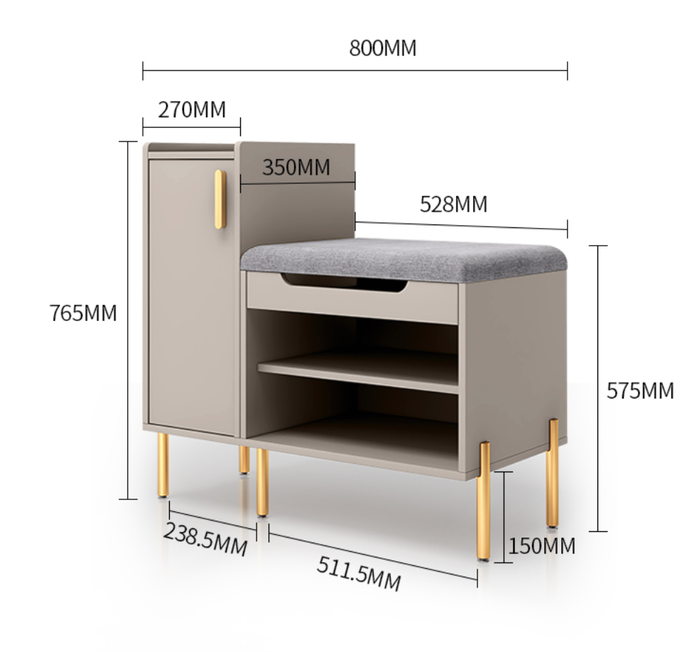  Nordic changing chair and shoe cabinet 