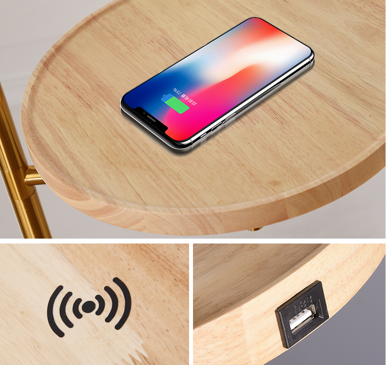  table with lighting 