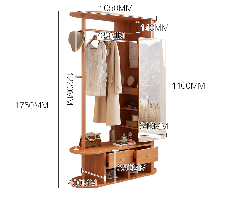  Warner Multifunctional Wardrobe 
