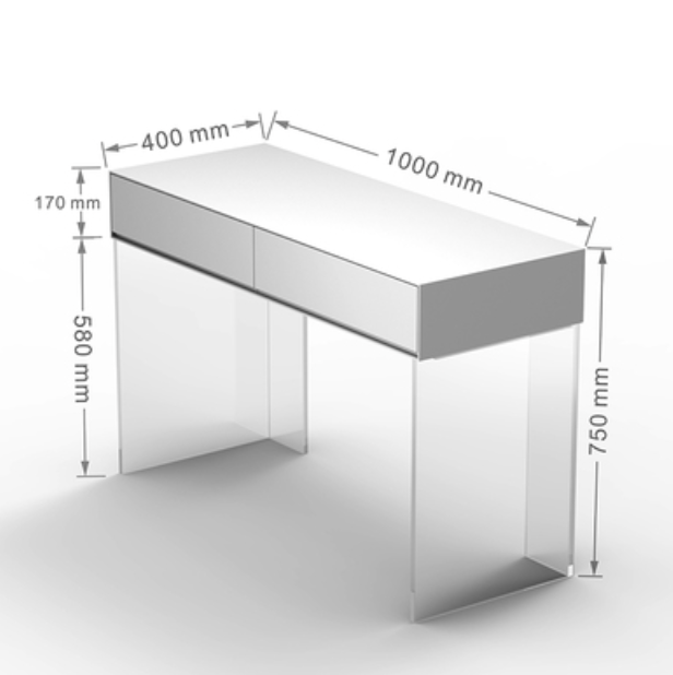  SOMPOK Dressing Table 