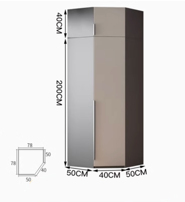  Wardrobe of multiple sizes 