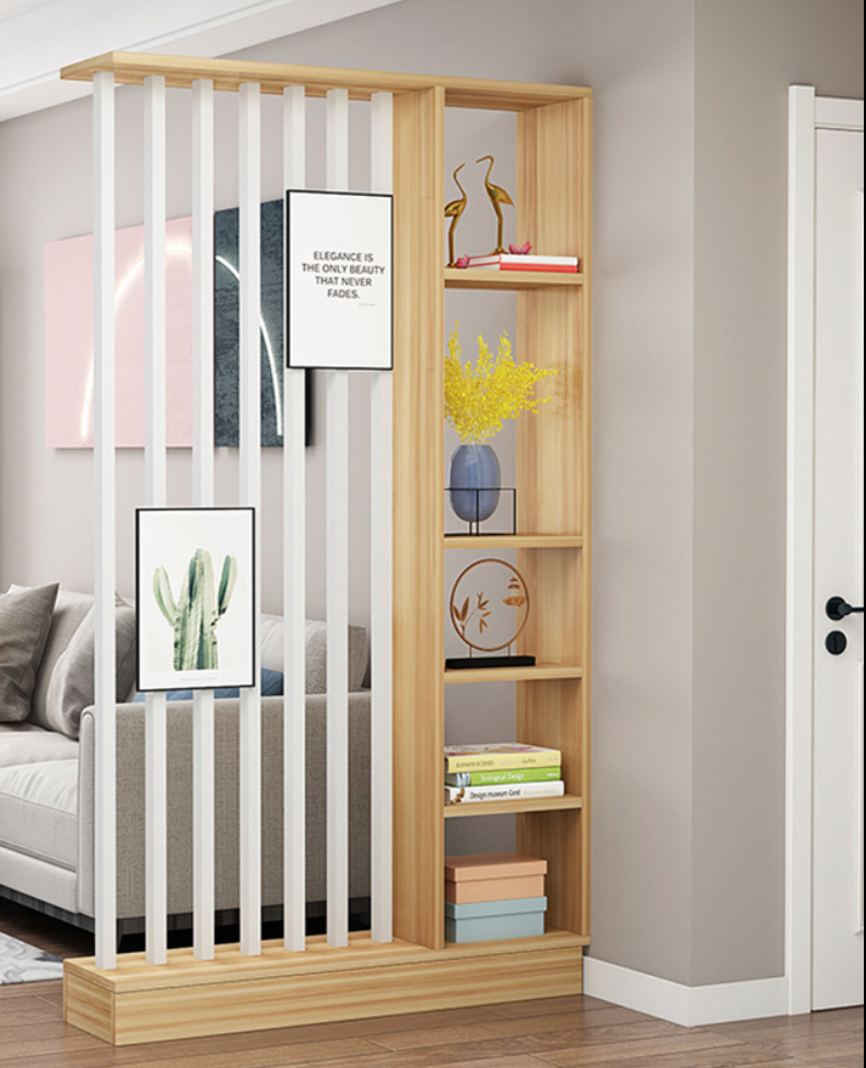  Partitioned cupboard with shelves 
