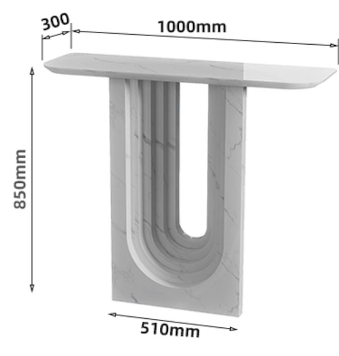  marble console  