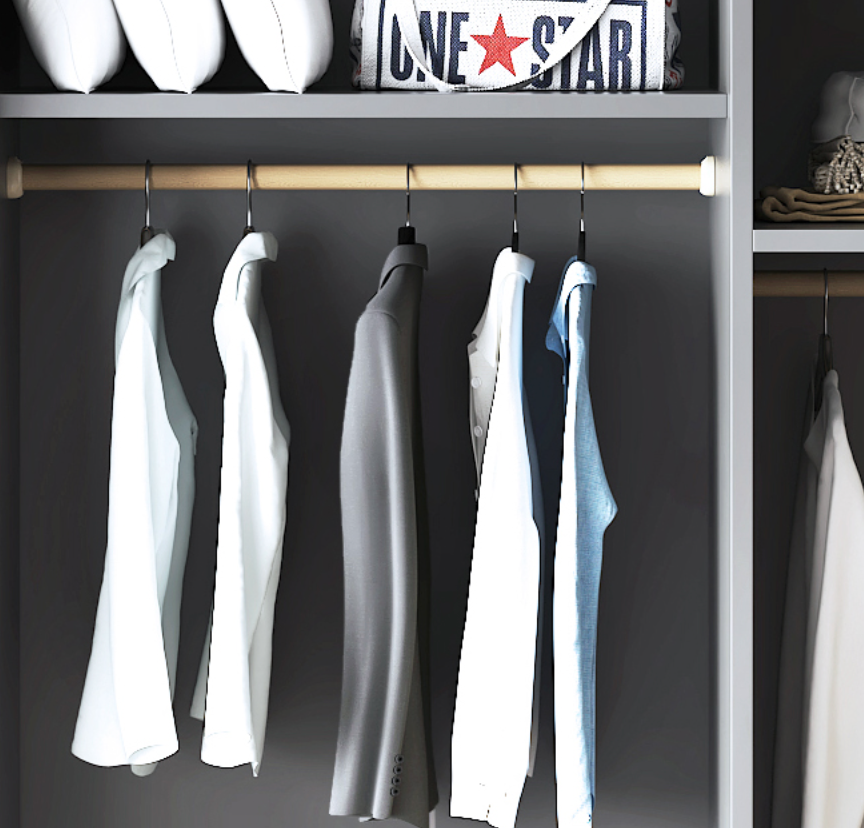  Floren glossy wardrobe 