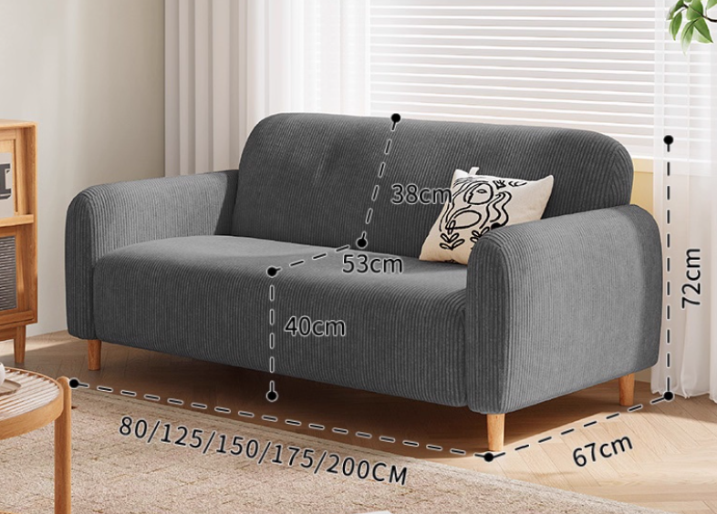  Corduroy sofa 