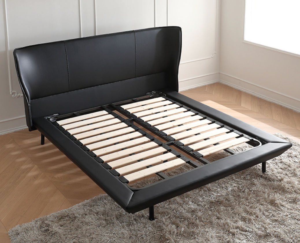  leather bed 