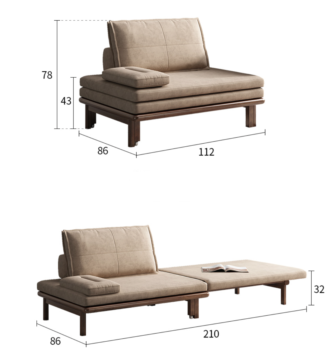  Royal Court foldable sofa bed 