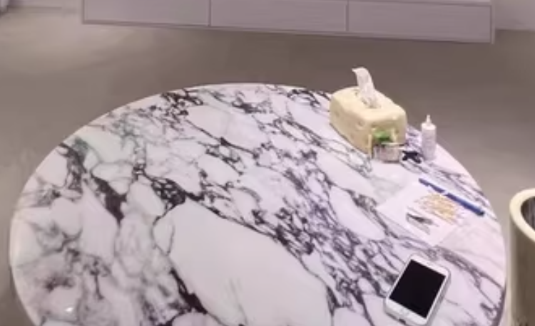  Marble coffee table 