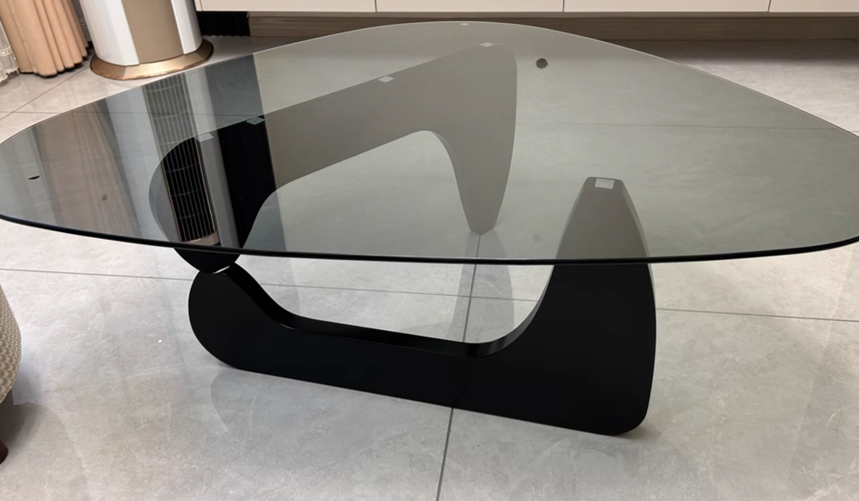  Modern table with glass top 
