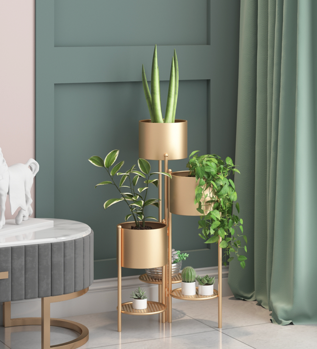  Stand with flower pots 