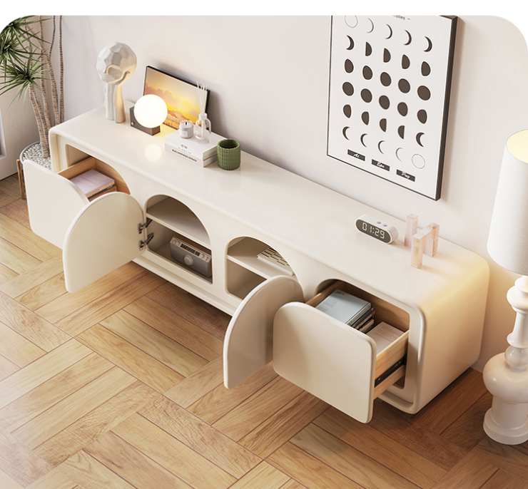  Geometric cream furniture 