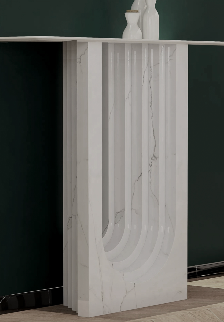  marble console  