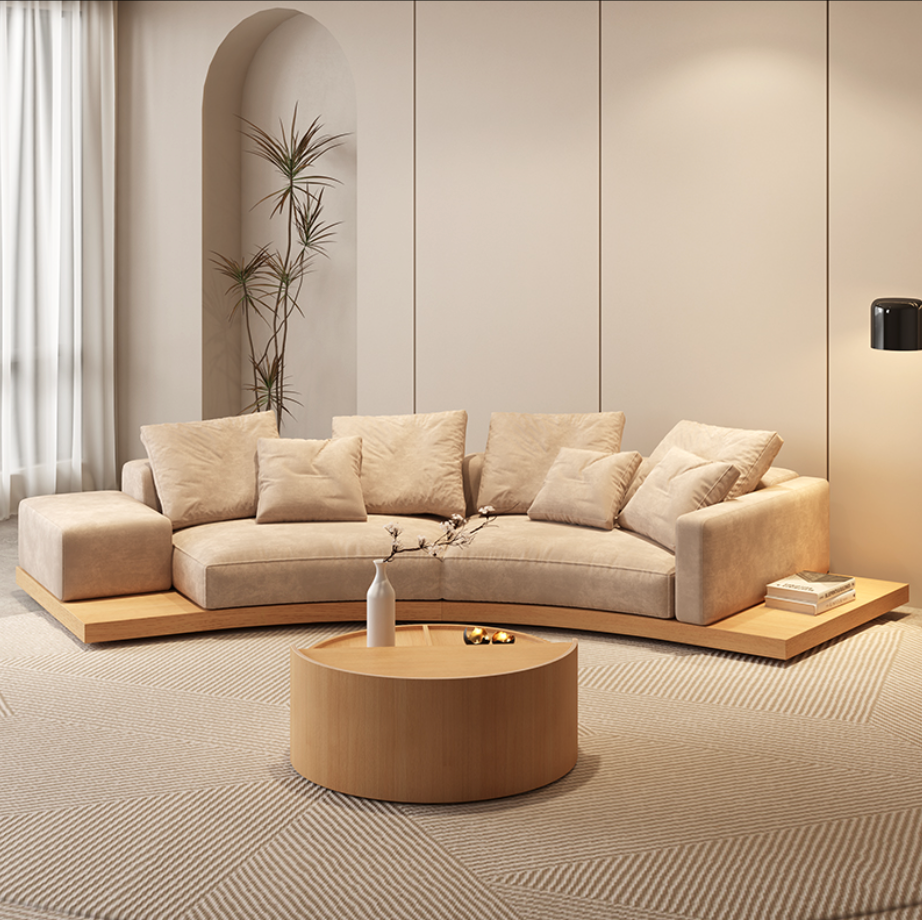  Wabi-sabi . Curved Sofa 