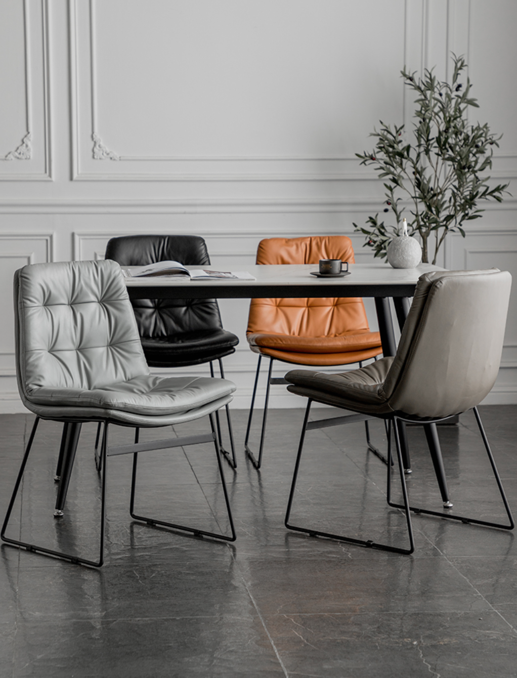  Leather chair 